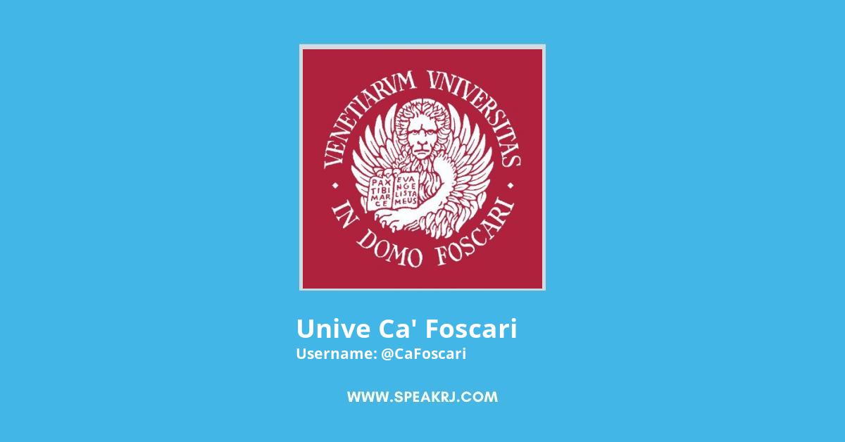 Unive Ca' Foscari Twitter Stats