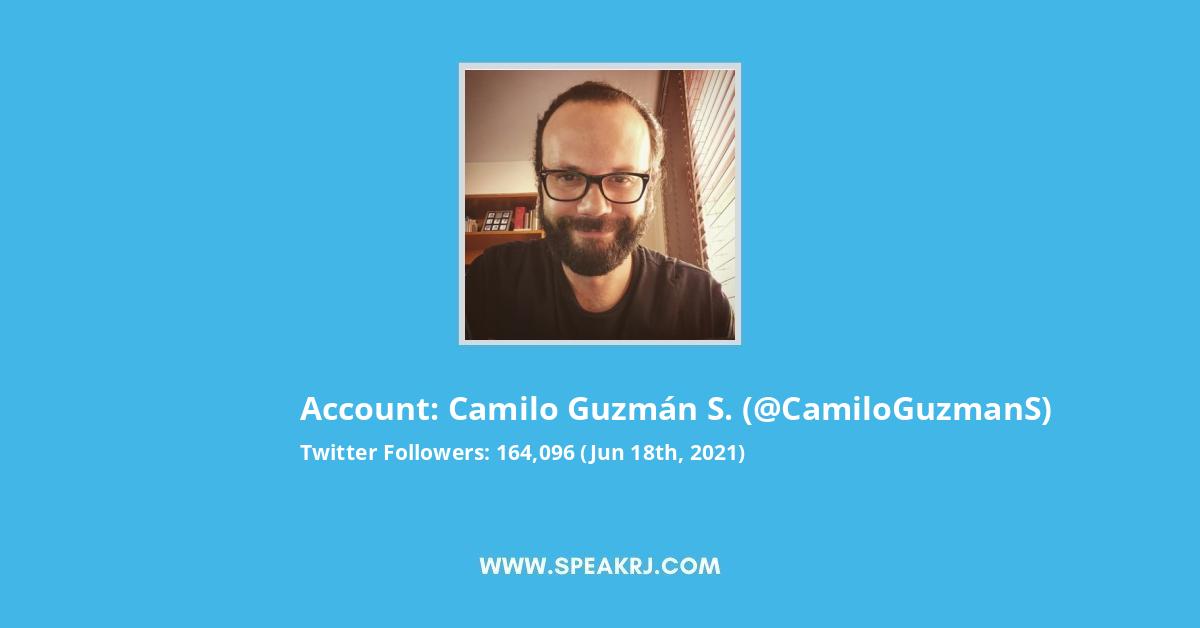 Camilo Guzmán S. Twitter Stats