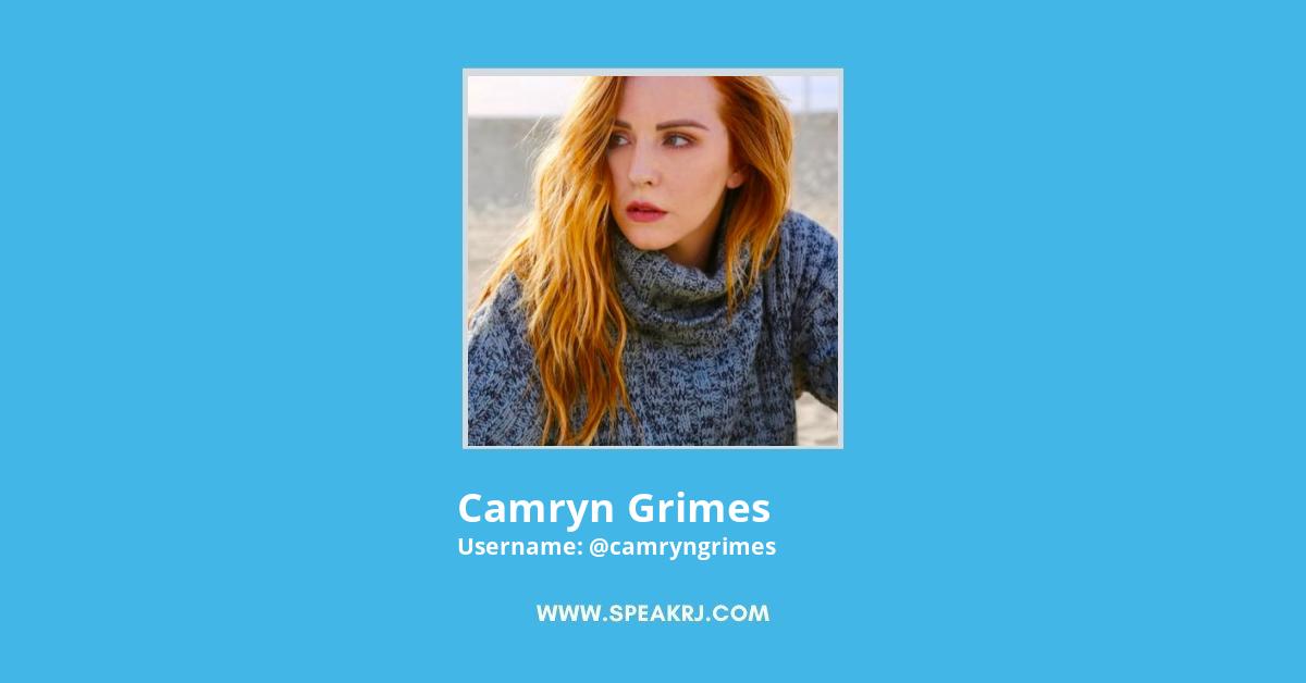 Camryn Grimes Twitter Stats