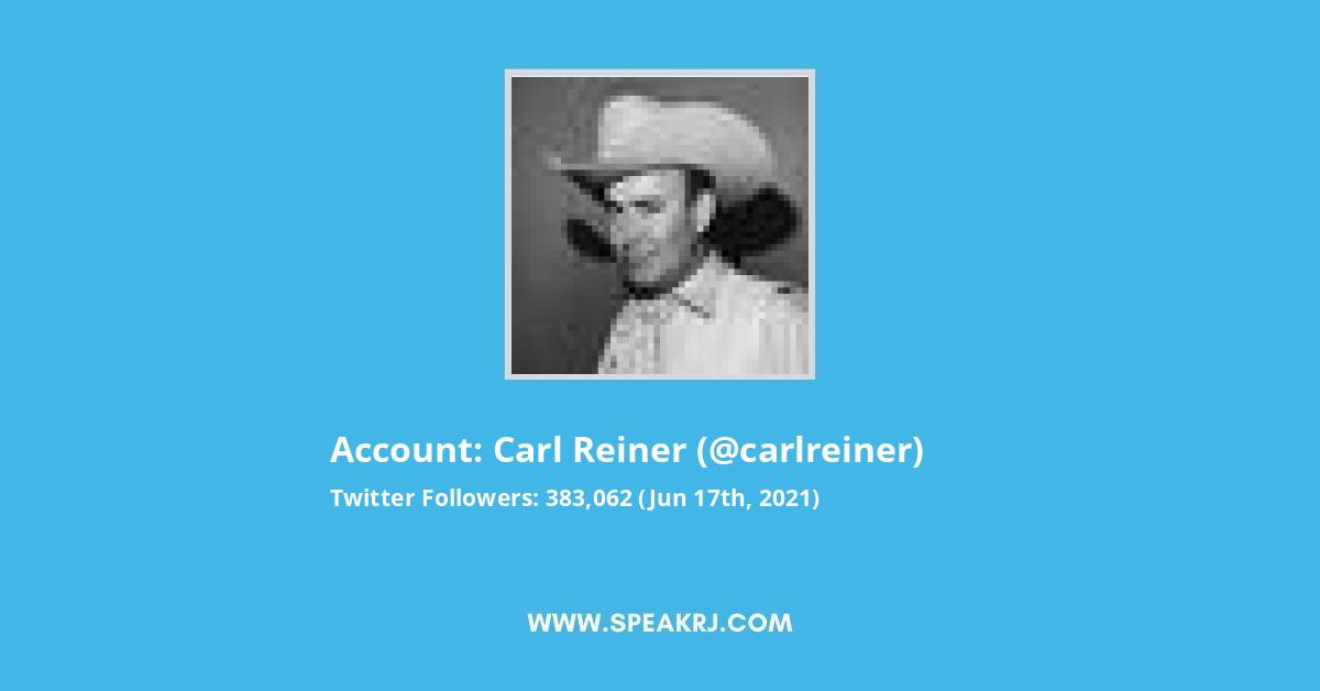 carl reiner Twitter Stats