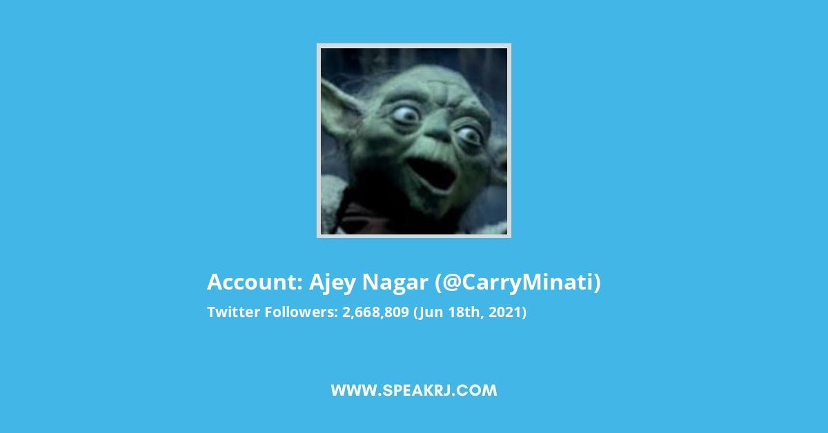 Ajey Nagar Twitter Stats