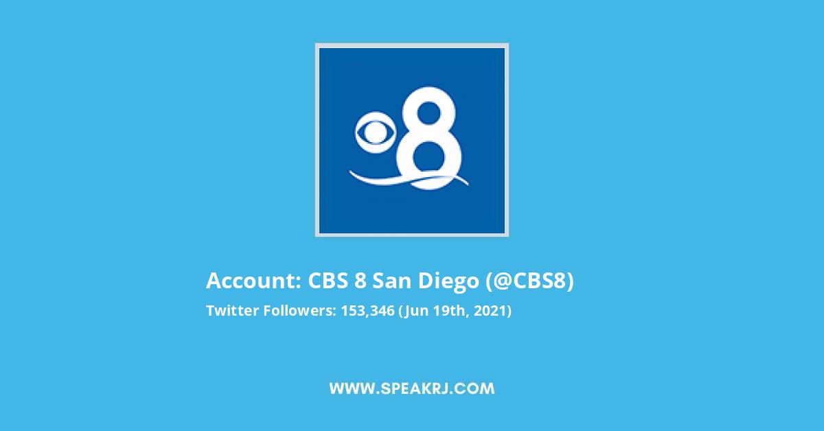 CBS 8 San Diego Twitter Stats