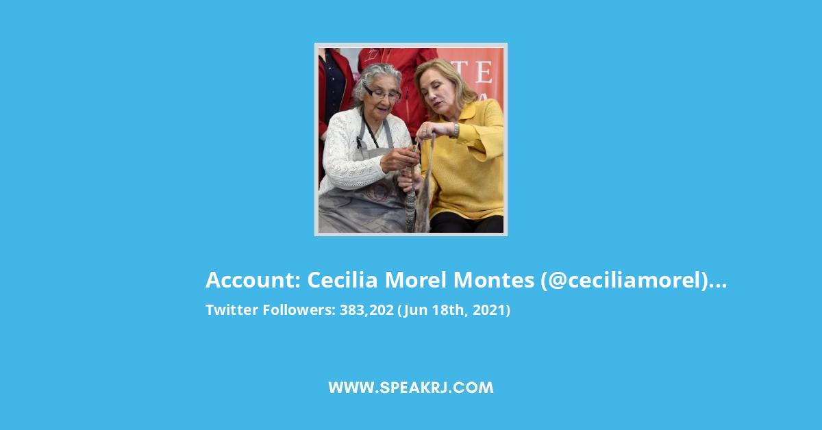 Cecilia Morel Montes Twitter Stats