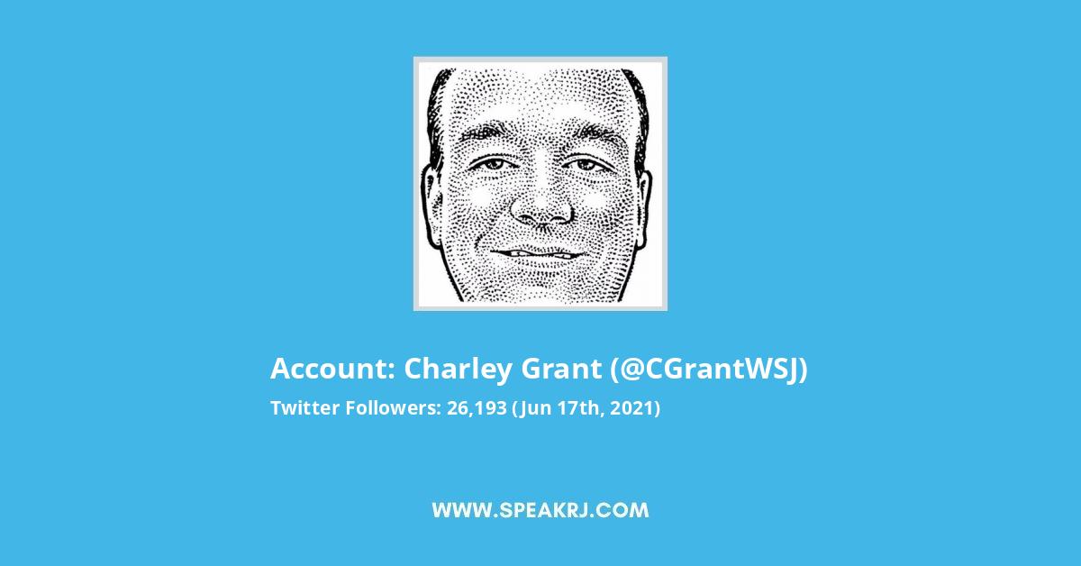 Charley Grant Twitter Stats