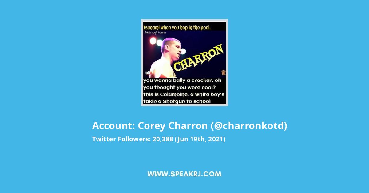Corey Charron Twitter Stats