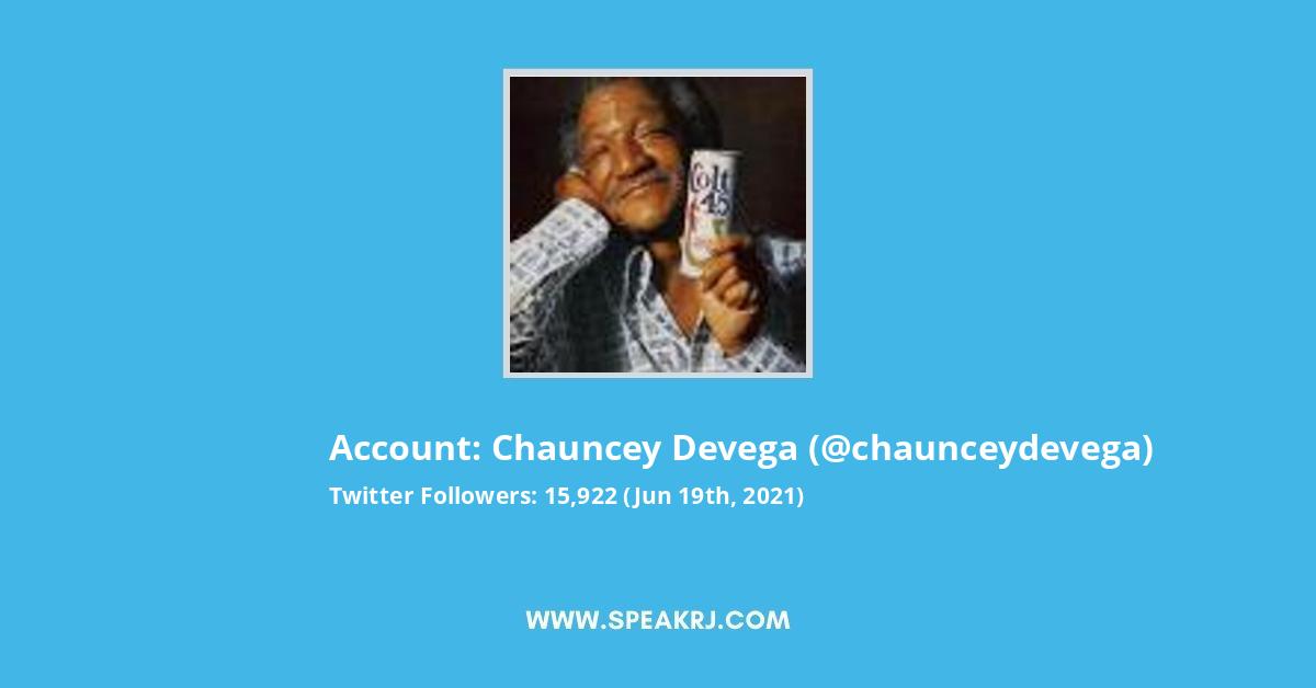 chauncey devega Twitter Stats