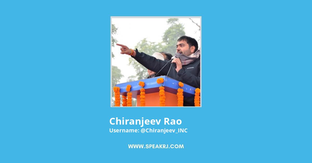 Chiranjeev Rao Twitter Stats