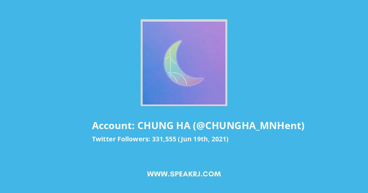 CHUNG HA Twitter Stats