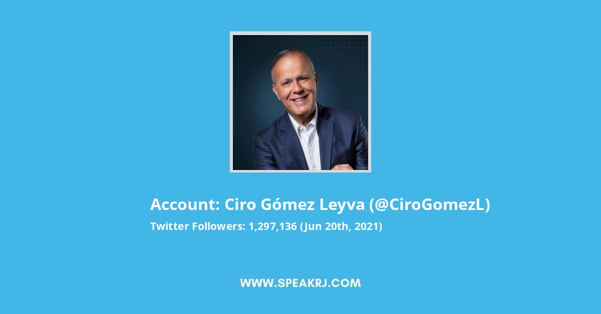 Ciro G mez Leyva Twitter Followers Statistics Analytics