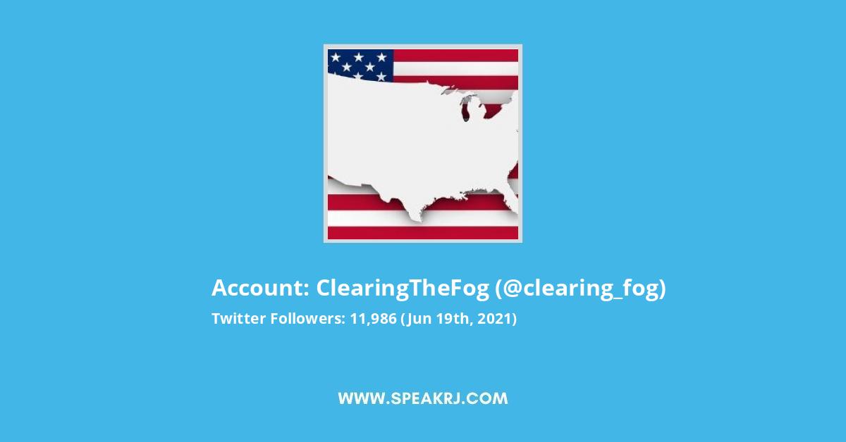ClearingTheFog Twitter Stats