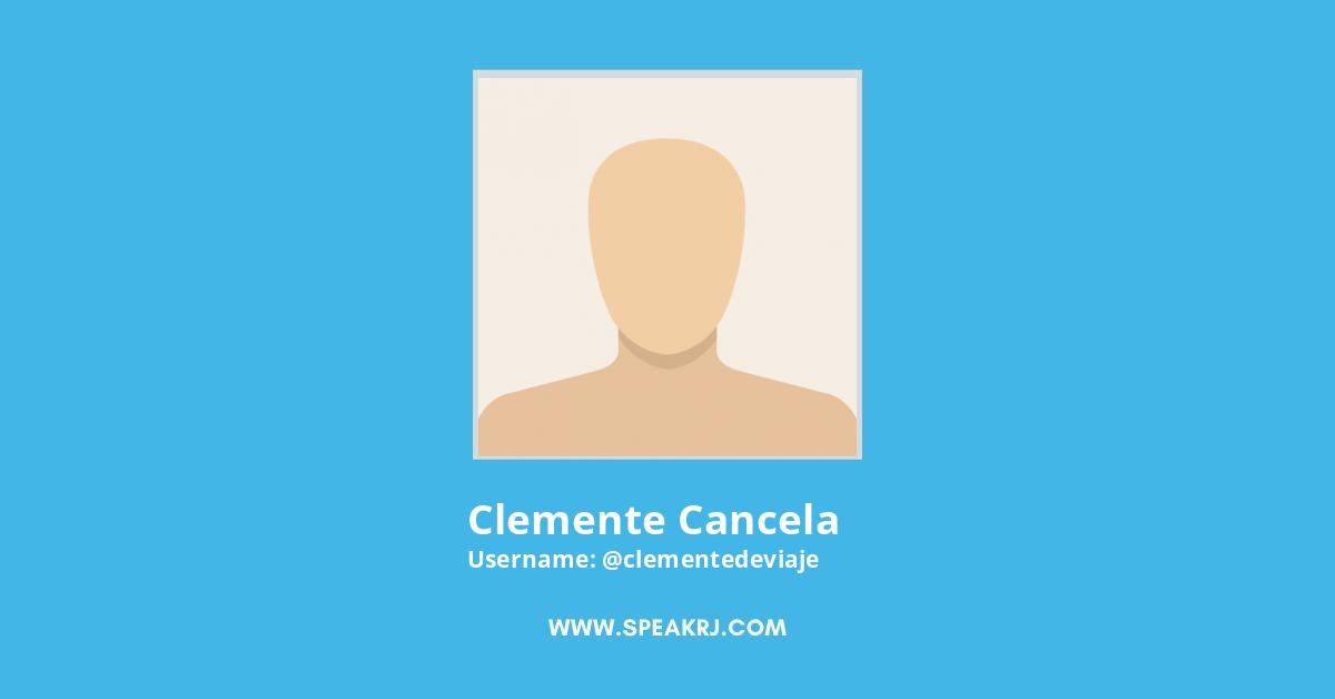 Clemente Cancela Twitter Stats