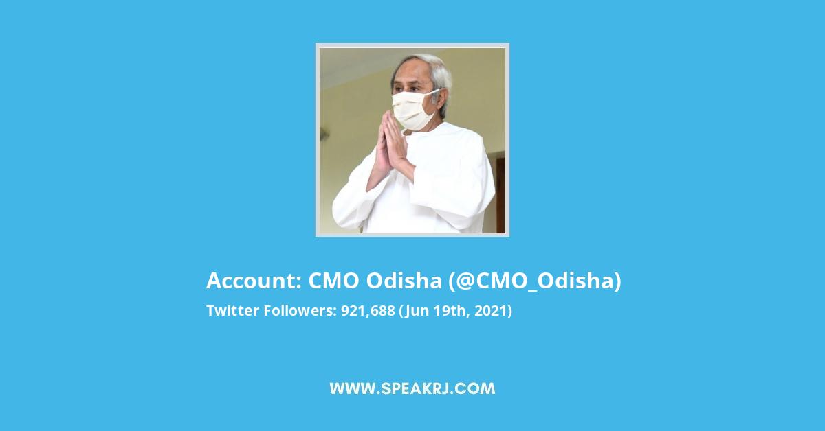 Cmo Odisha Twitter Followers Statistics Analytics Speakrj Stats