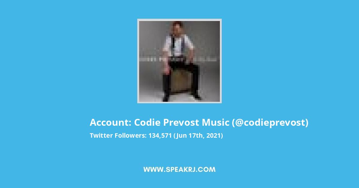 Codie Prevost Music Twitter Stats