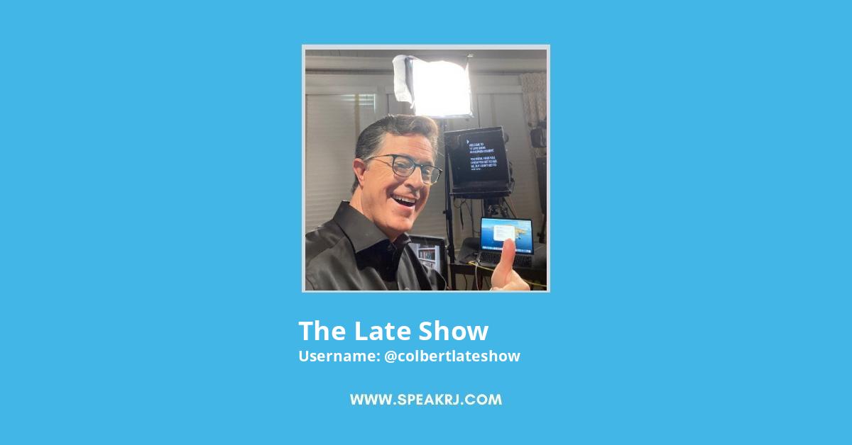 The Late Show Twitter Stats
