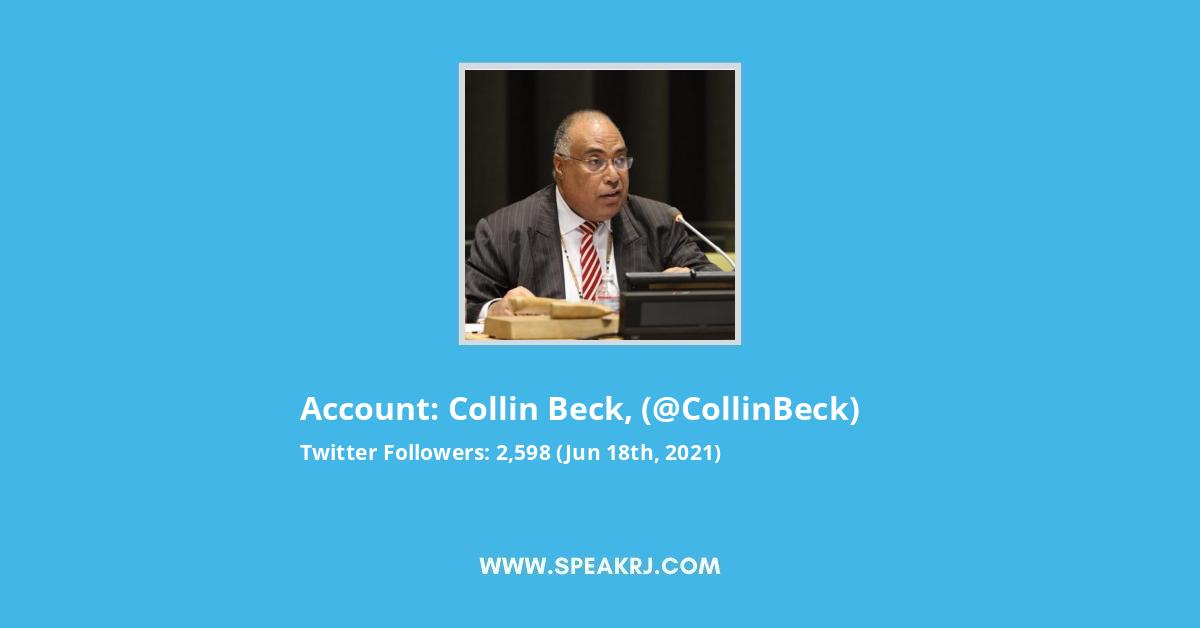 Collin Beck, Twitter Stats