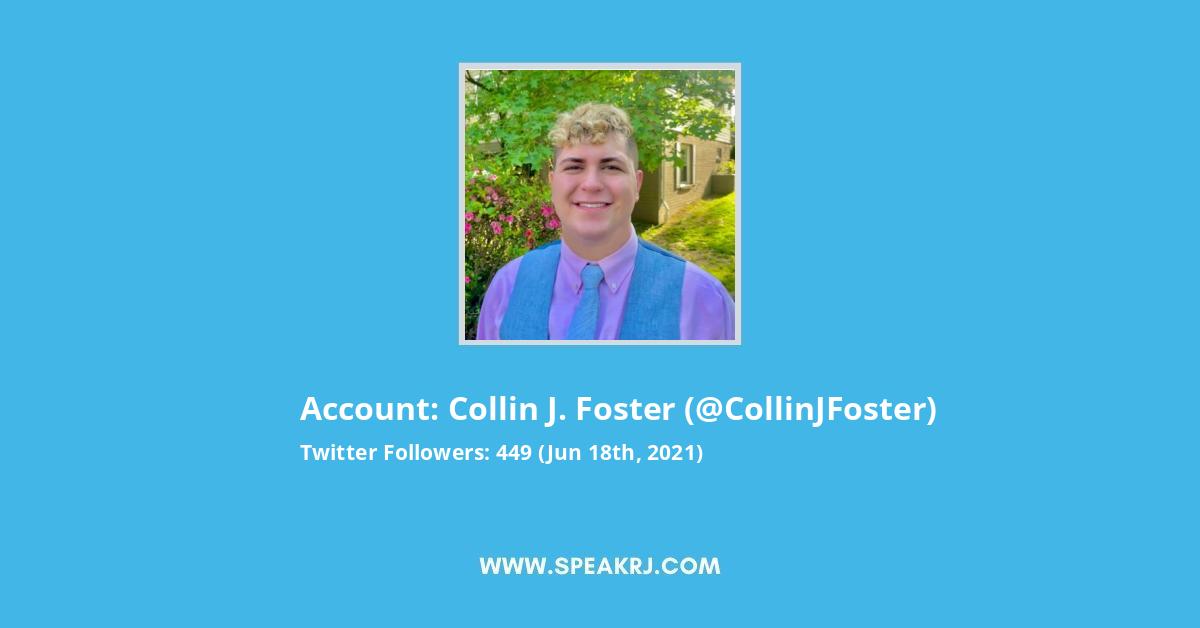 Collin J. Foster Twitter Stats