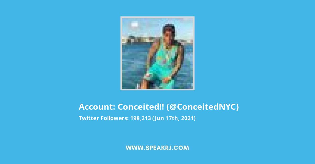 Conceited!! Twitter Stats