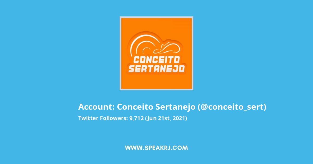 Conceito Sertanejo Twitter Stats