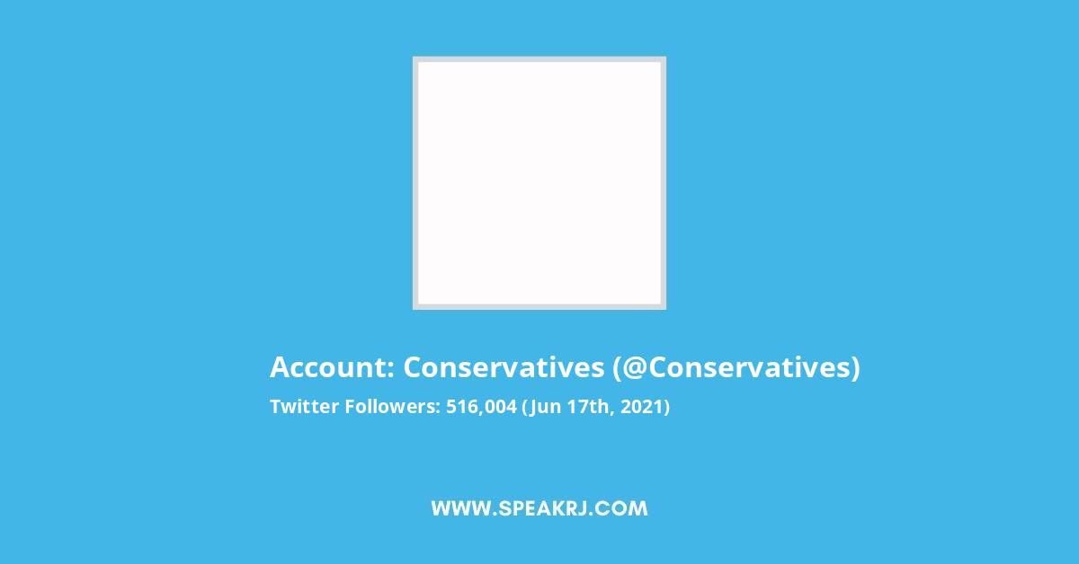 Conservatives Twitter Stats