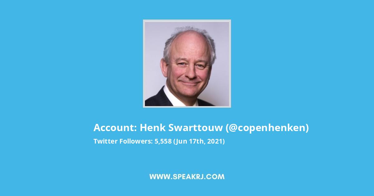 Henk Swarttouw Twitter Stats