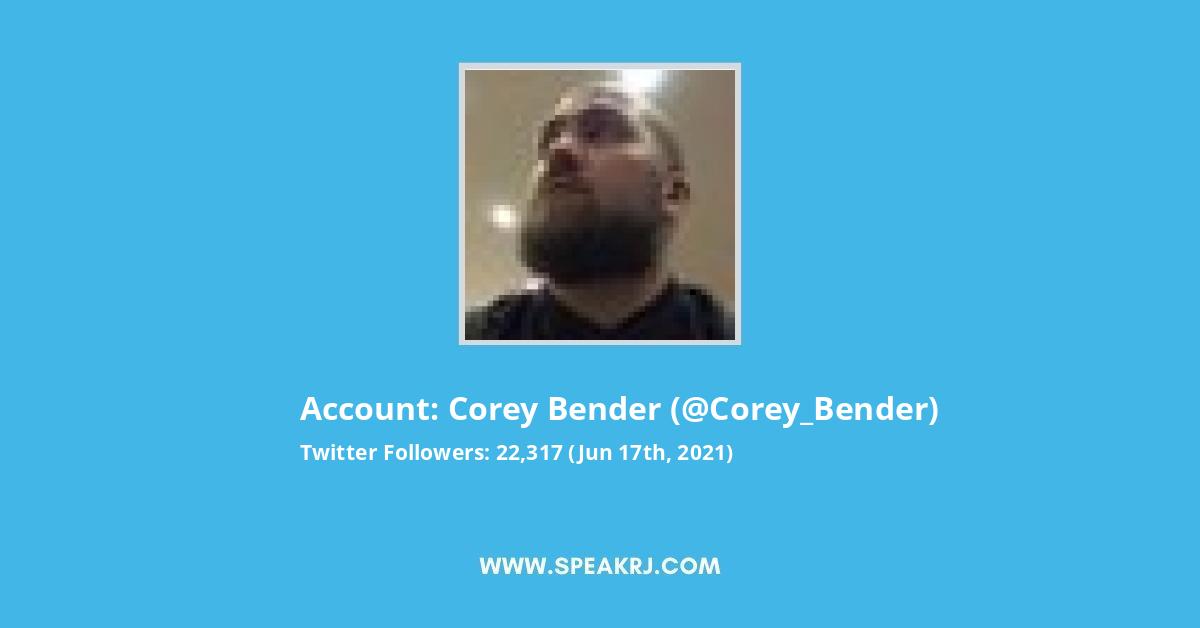 Corey Bender Twitter Stats