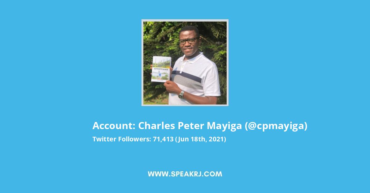 Charles Peter Mayiga Twitter Stats