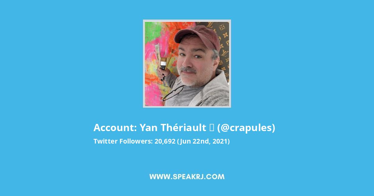 Yan Thériault ✿ Twitter Stats