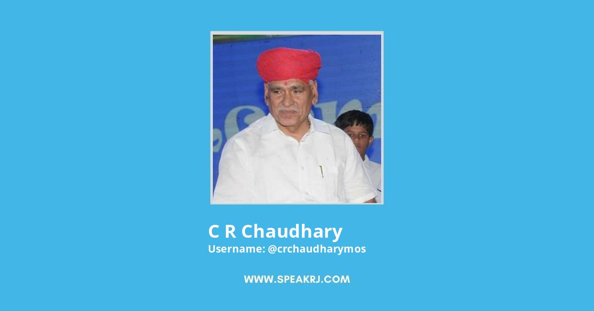 C R Chaudhary Twitter Stats