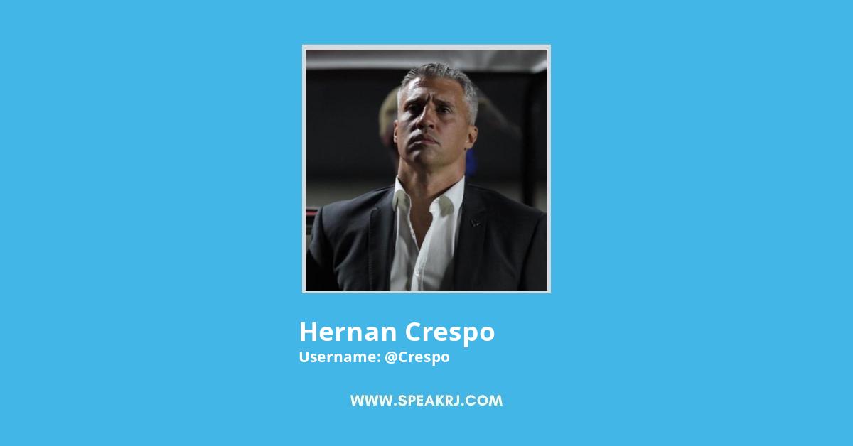 Hernan Crespo Twitter Stats