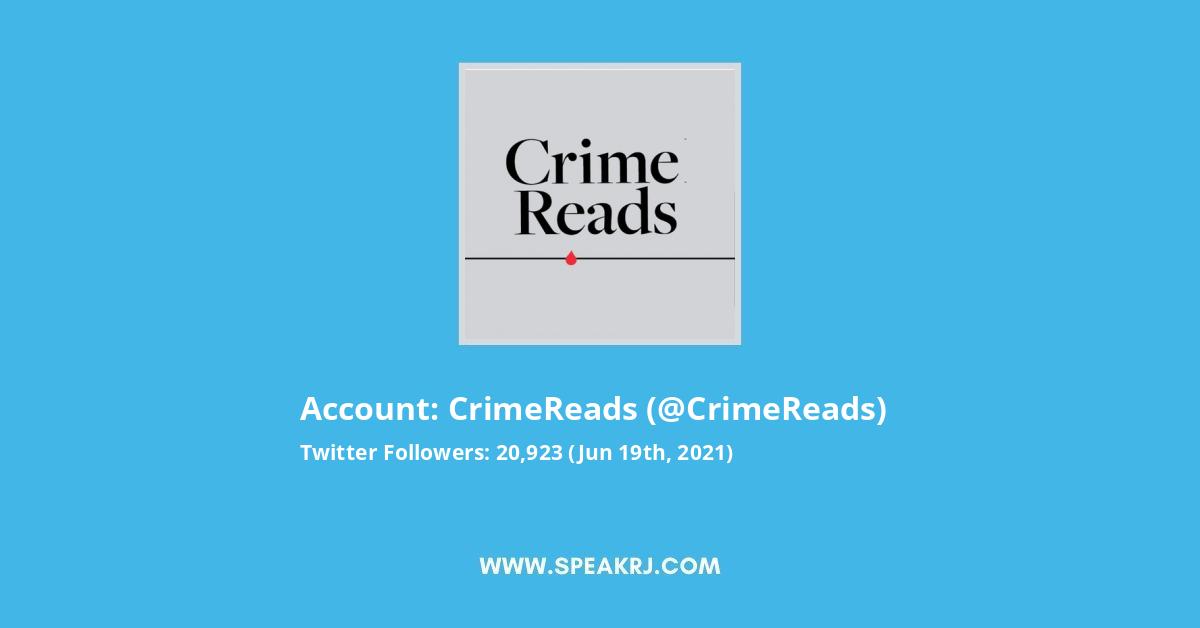 CrimeReads Twitter Stats