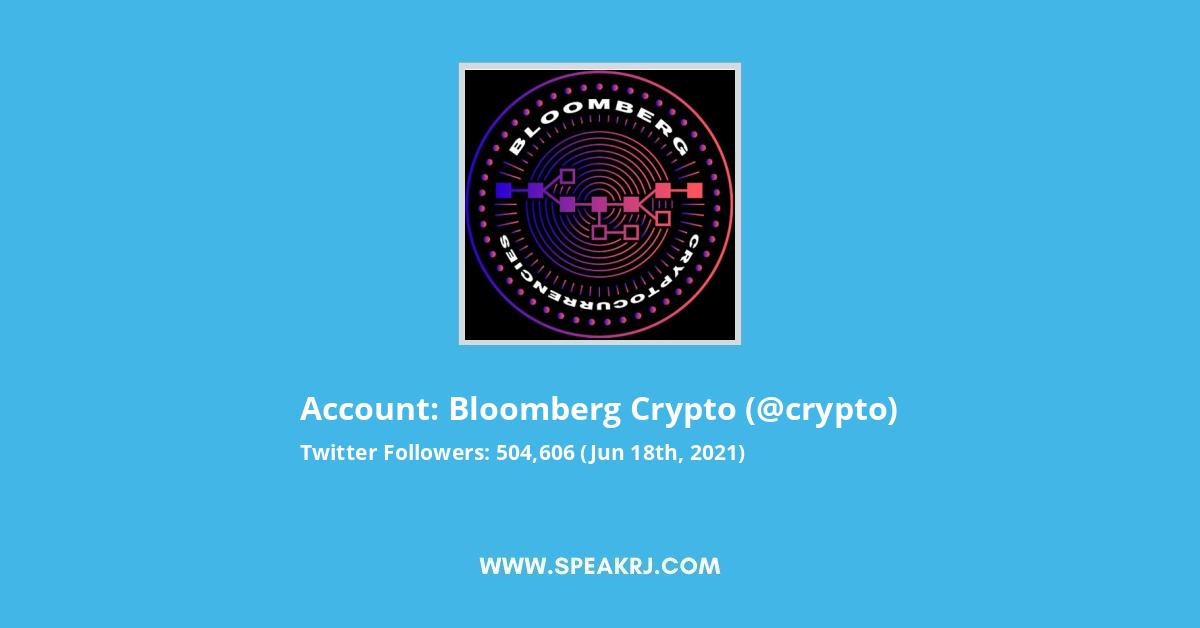 Bloomberg Crypto Twitter Stats