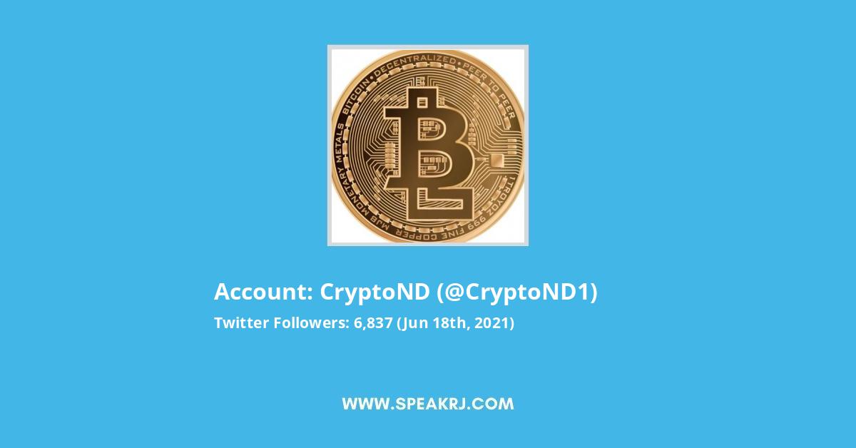 CryptoND Twitter Stats