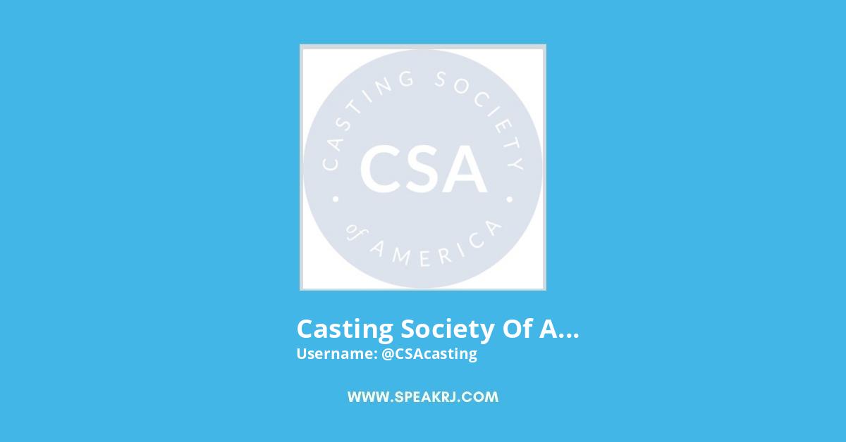 Casting Society of America Twitter Stats