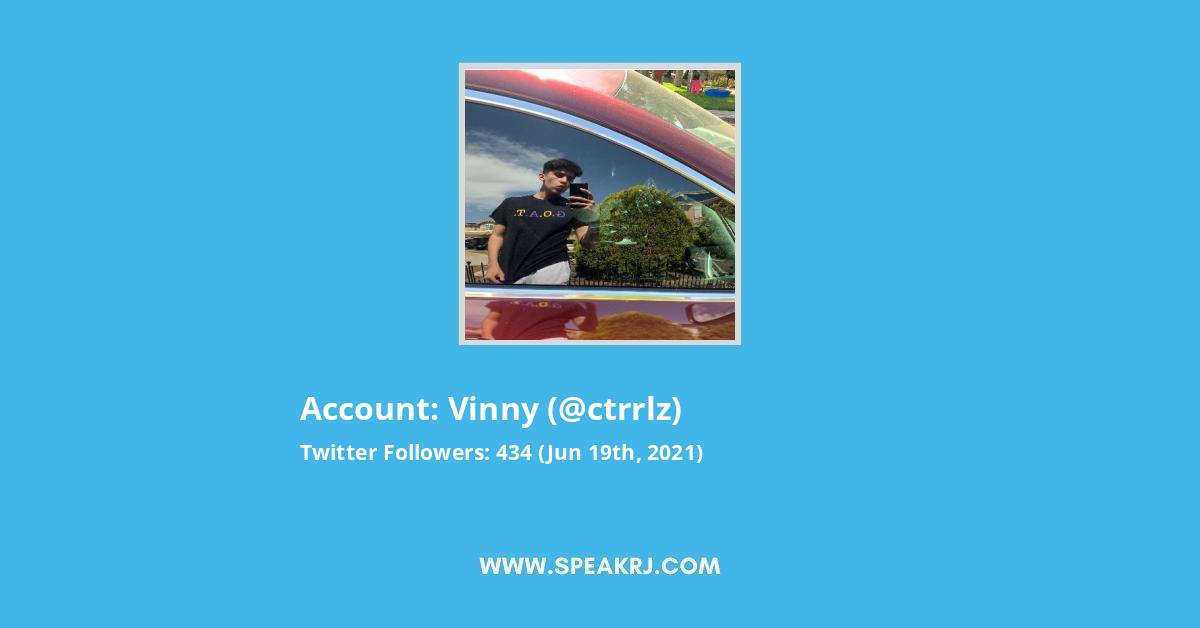 vinny Twitter Stats