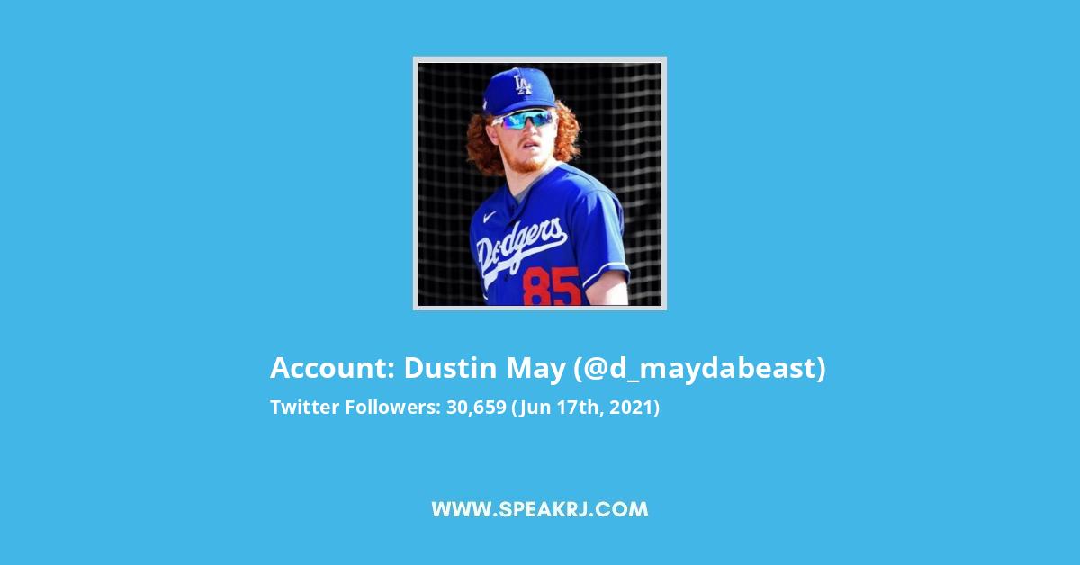 Dustin May Twitter Stats