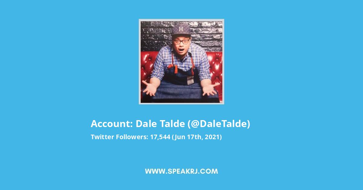 Dale Talde Twitter Stats