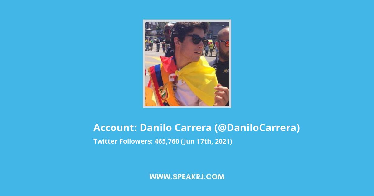 Danilo Carrera Twitter Stats