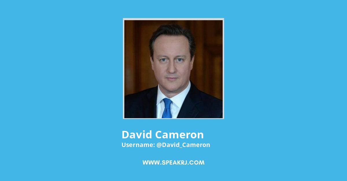 David Cameron Twitter Stats