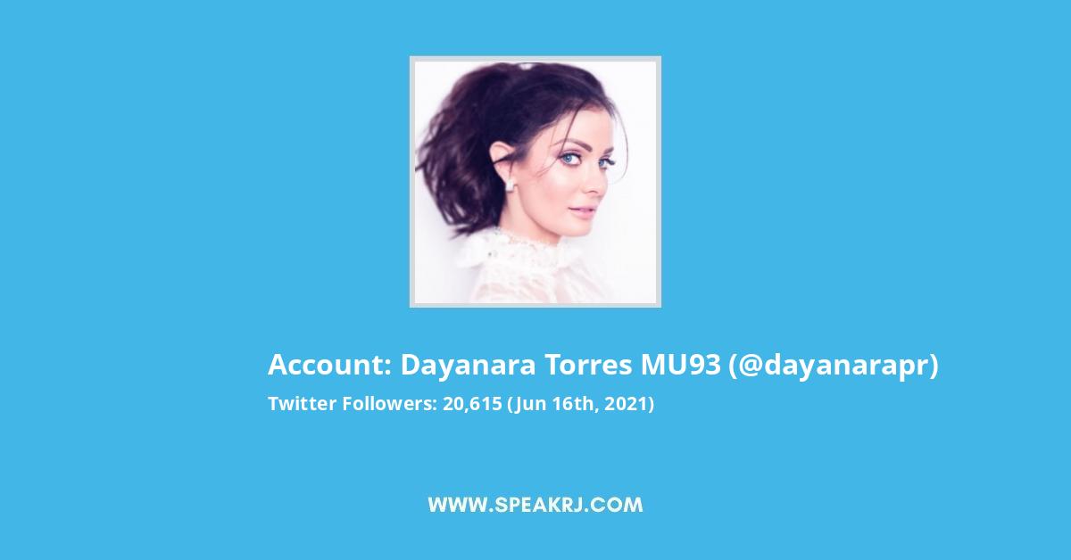 Dayanara Torres MU93 Twitter Stats