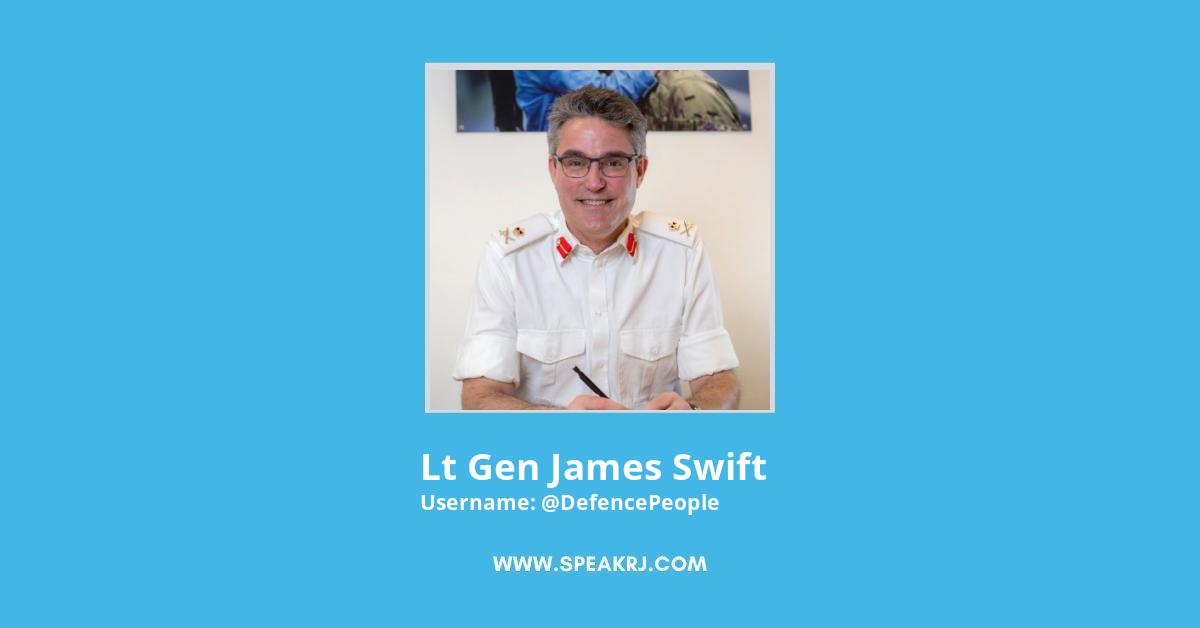Lt Gen James Swift Twitter Stats