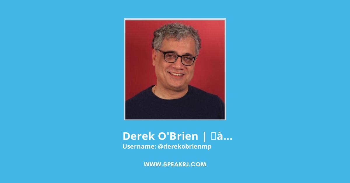 Derek O'Brien | ডেরেক ও'ব্রায়েন Twitter Stats