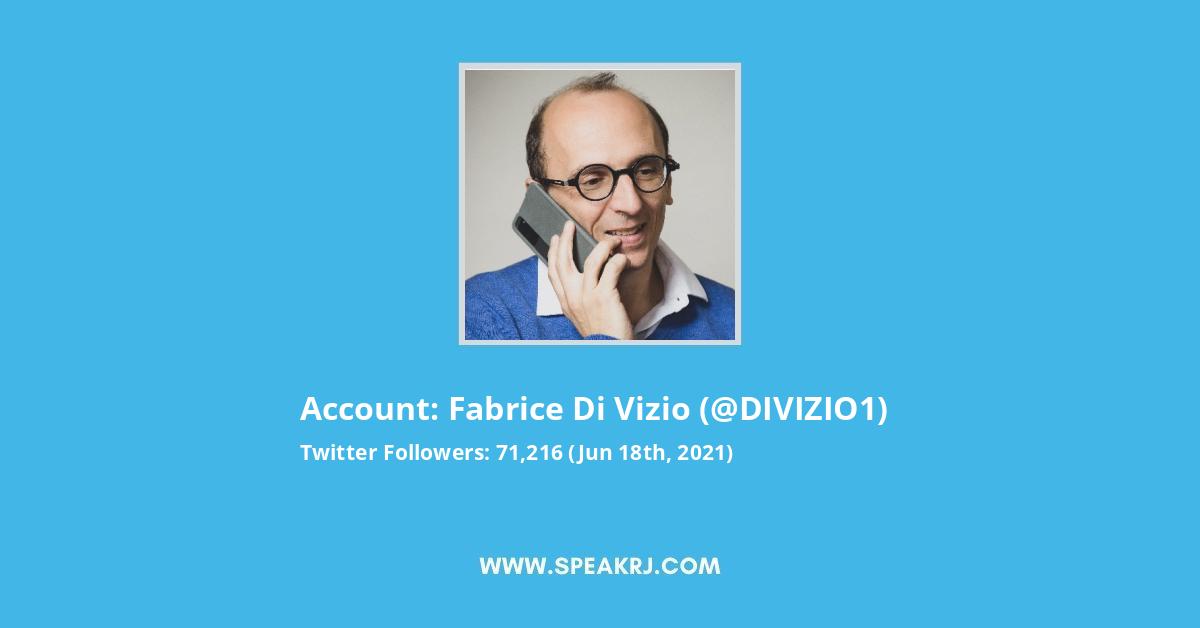 Fabrice Di Vizio Twitter Stats