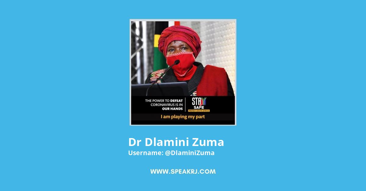 Dr Dlamini Zuma Twitter Stats