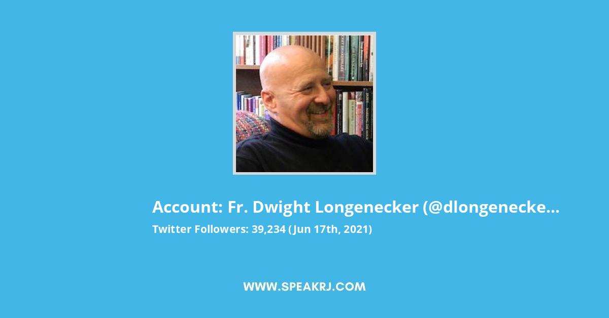 Fr. Dwight Longenecker Twitter Stats