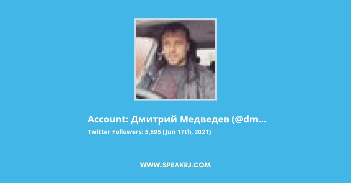 Дмитрий Медведев Twitter Stats
