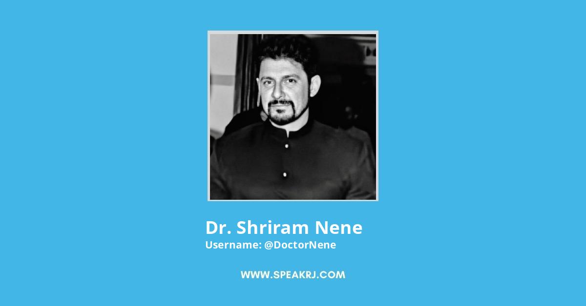 Dr. Shriram Nene Twitter Stats
