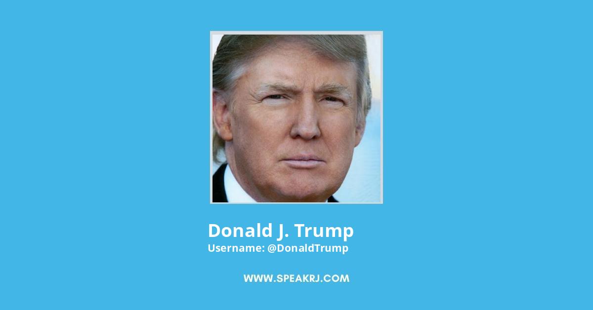 Donald J. Trump Twitter Followers Statistics / Analytics - SPEAKRJ Stats