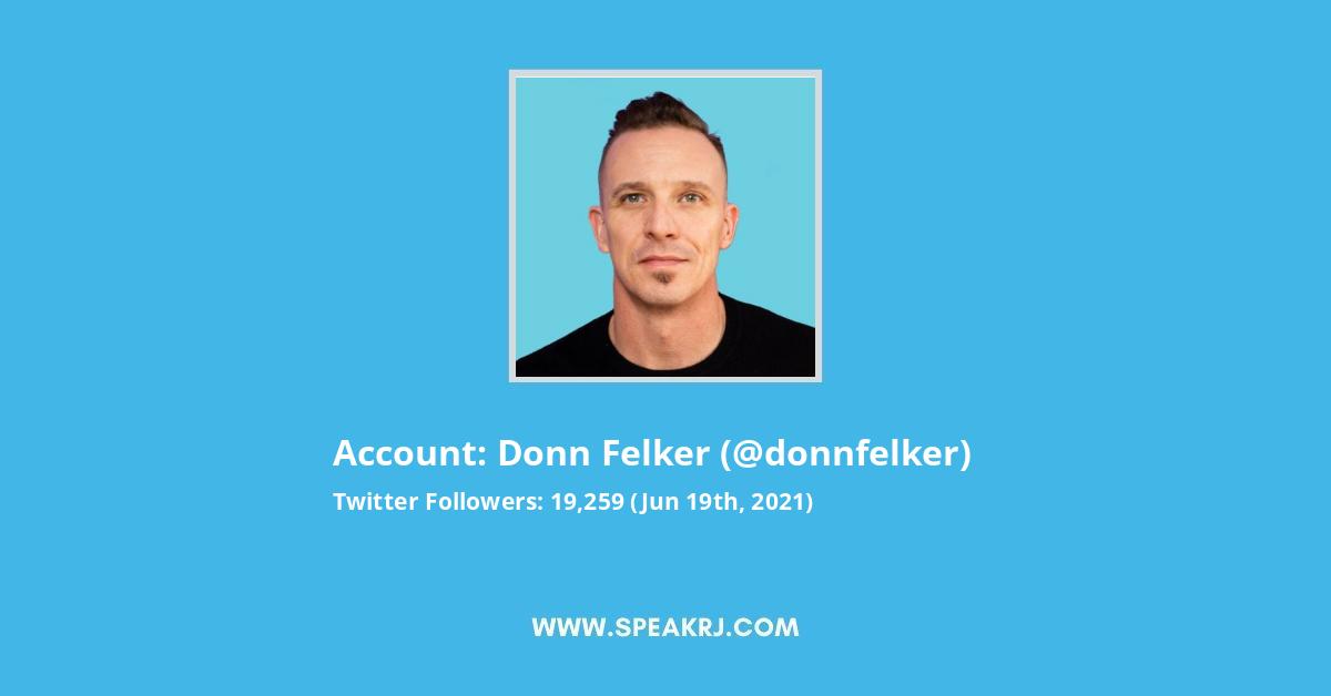Donn Felker Twitter Stats