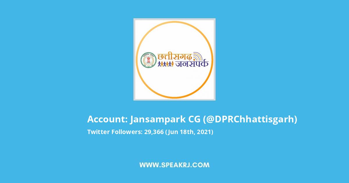 Jansampark CG Twitter Stats