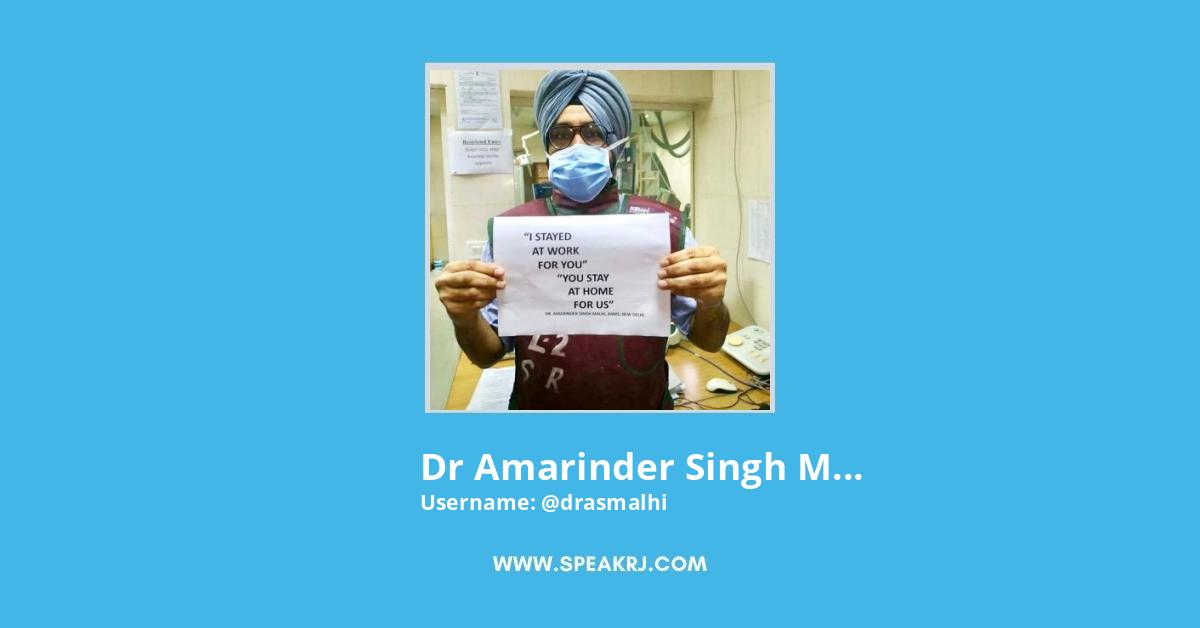 Dr Amarinder Singh Malhi MBBS/MD/DM@aiims_newdelhi Twitter Stats